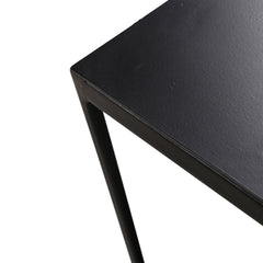 ZAGO Wall Shelf Expo 3 levels black metal 86cm