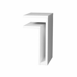 MAZE Bedside Table F-shelf Left MDF