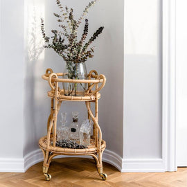 SIKA DESIGN Bar Trolley Fratellino Rattan