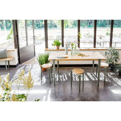 TIPTOE Dining Table Balthazar Oak Steel 150cm
