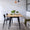 TIPTOE Dining Table New Modern Oak Steel Legs 160cm