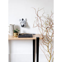 TIPTOE Console Table Lima Oak Steel Legs