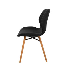 ZAGO Dining Chair Gary oak legs fabric