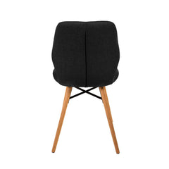 ZAGO Dining Chair Gary oak legs fabric