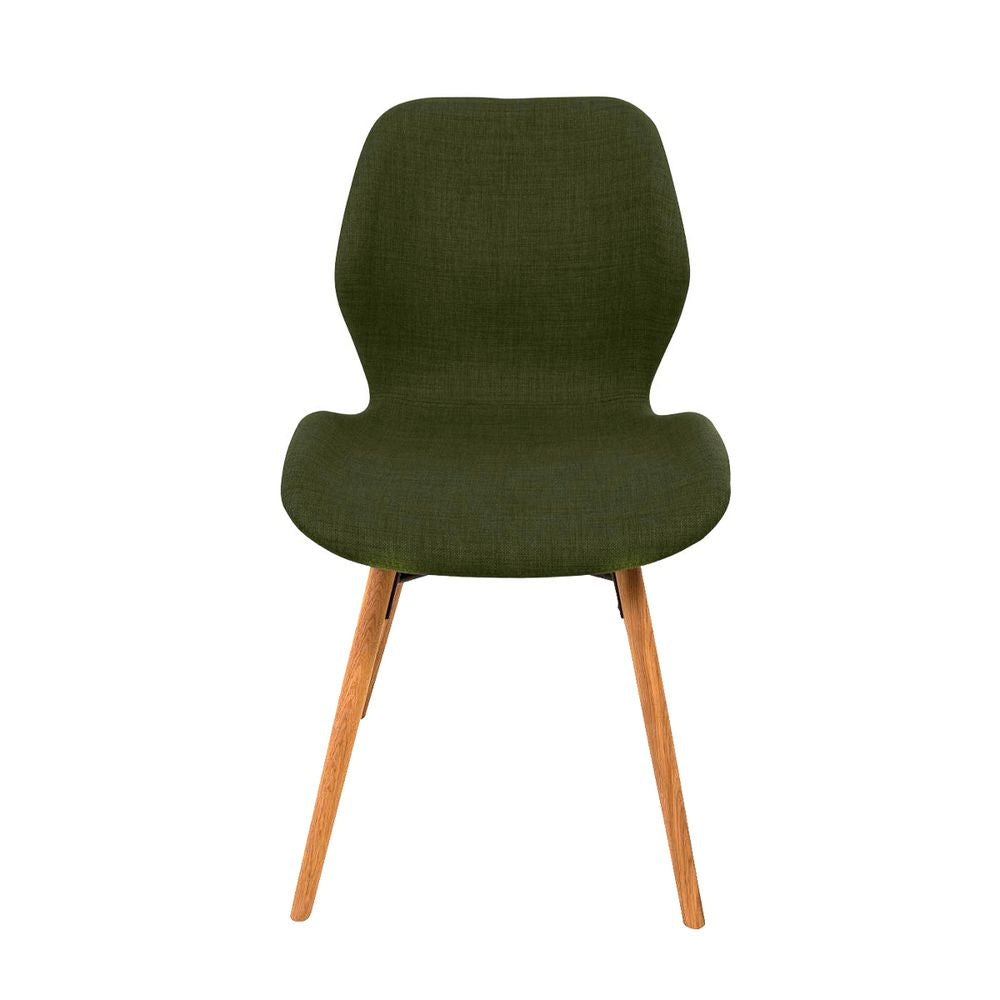ZAGO Dining Chair Gary oak legs fabric