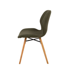 ZAGO Dining Chair Gary oak legs fabric