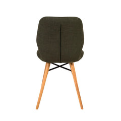 ZAGO Dining Chair Gary oak legs fabric