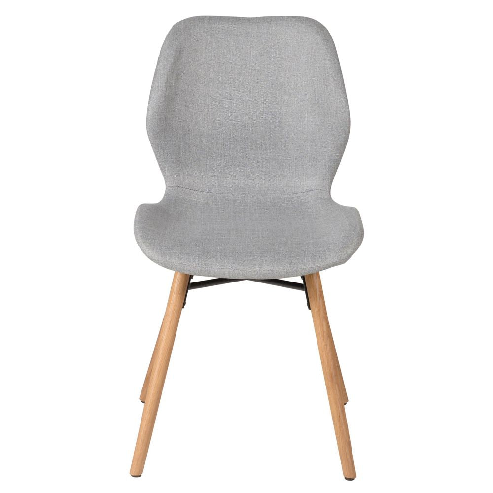 ZAGO Dining Chair Gary oak legs fabric