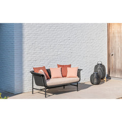 VINCENT SHEPPARD Lounge Sofa Wicked 2-Seater Black Outdoor