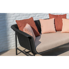 VINCENT SHEPPARD Lounge Sofa Wicked 2-Seater Black Outdoor
