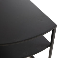 ZAGO Side Table Grayson steel semi-circle 45cm