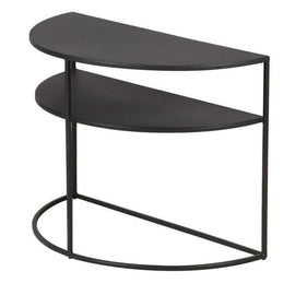 ZAGO Side Table Grayson Half Circle Steel 30x60cm
