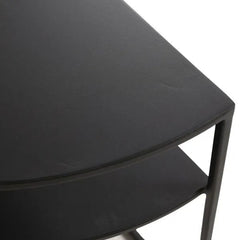 ZAGO Side Table Grayson Half Circle Steel 30x60cm