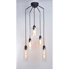 MARKET SET Suspension Light Ilo-Ilo 5 lights 106cm