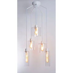 MARKET SET Suspension Light Ilo-Ilo 5 lights 106cm