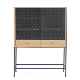 HARTO Cabinet Gabin Oak & Slate Grey