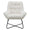 ZAGO Armchair Kami Steel Legs Natural Terry Fabric