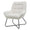 ZAGO Armchair Kami Steel Legs Natural Terry Fabric