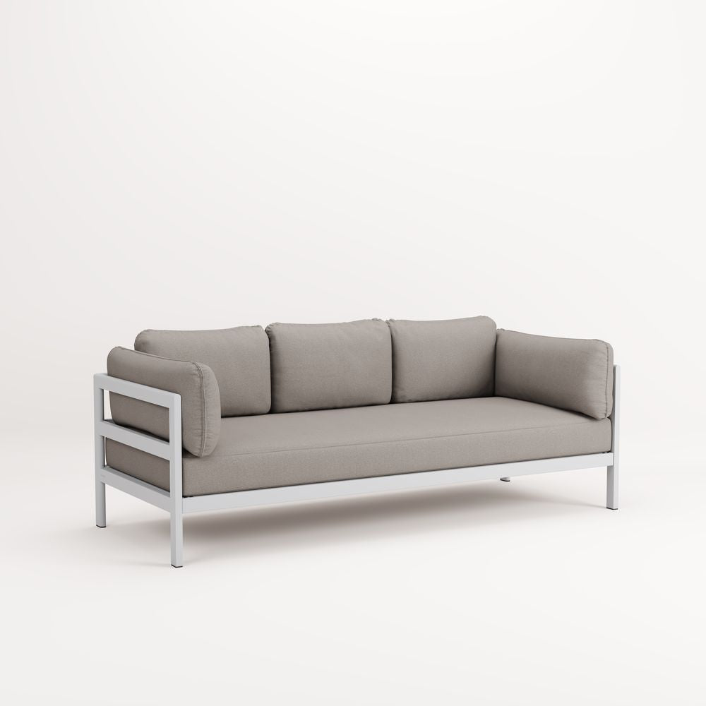 TIPTOE Sofa Easy 3-4 Seats Gabriel Fabric Austral Grey Steel Structure 225cm