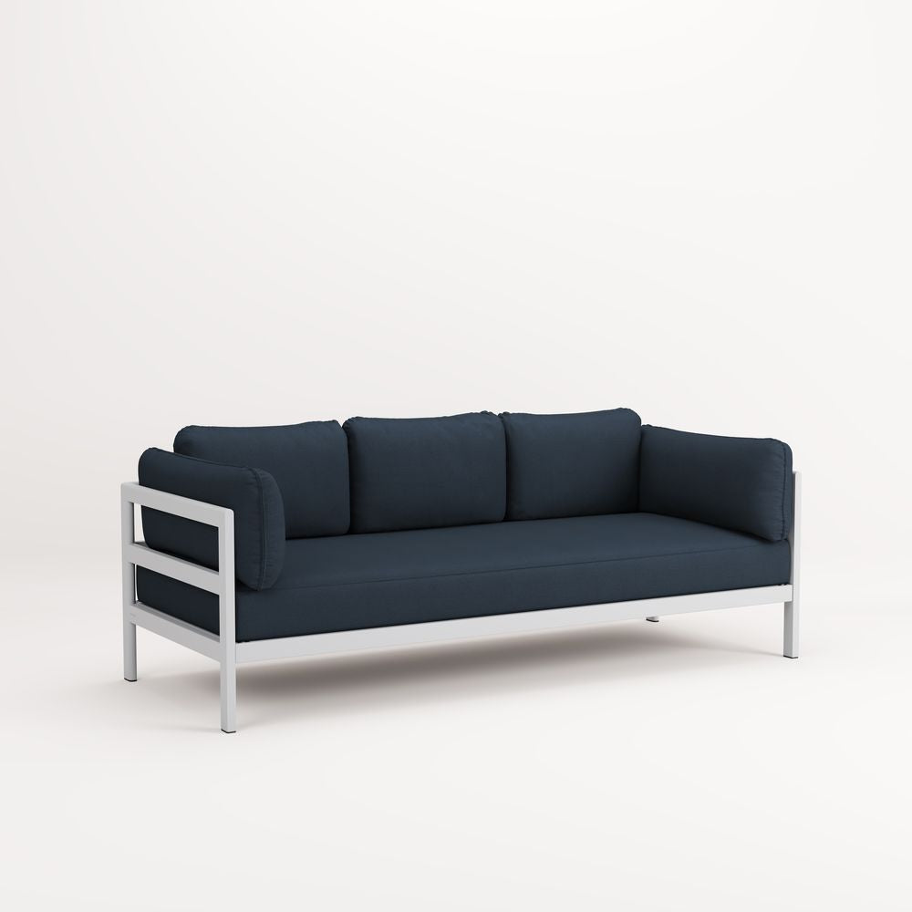 TIPTOE Sofa Easy 3-4 Seats Gabriel Fabric Austral Grey Steel Structure 225cm
