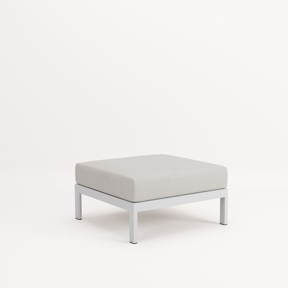 TIPTOE Ottoman Corner Unit Easy Gabriel Fabric Austral Grey Steel 83cm