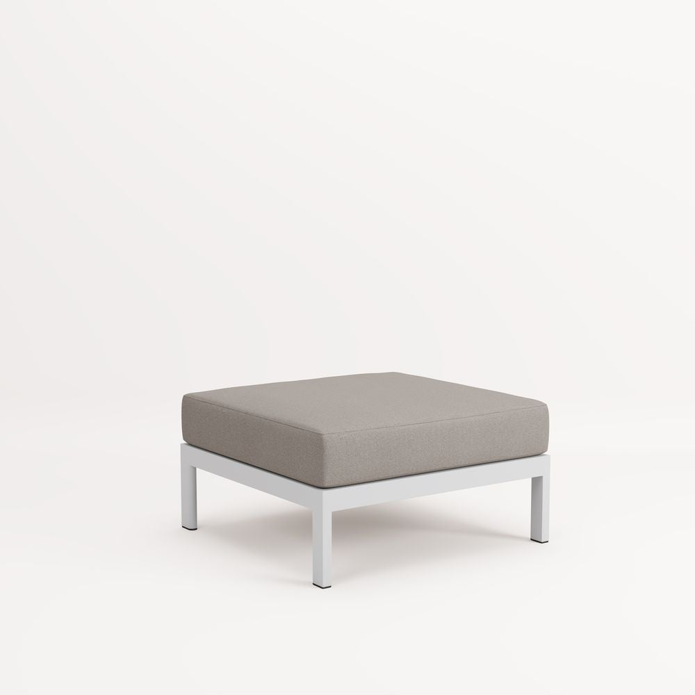 TIPTOE Ottoman Corner Unit Easy Gabriel Fabric Austral Grey Steel 83cm