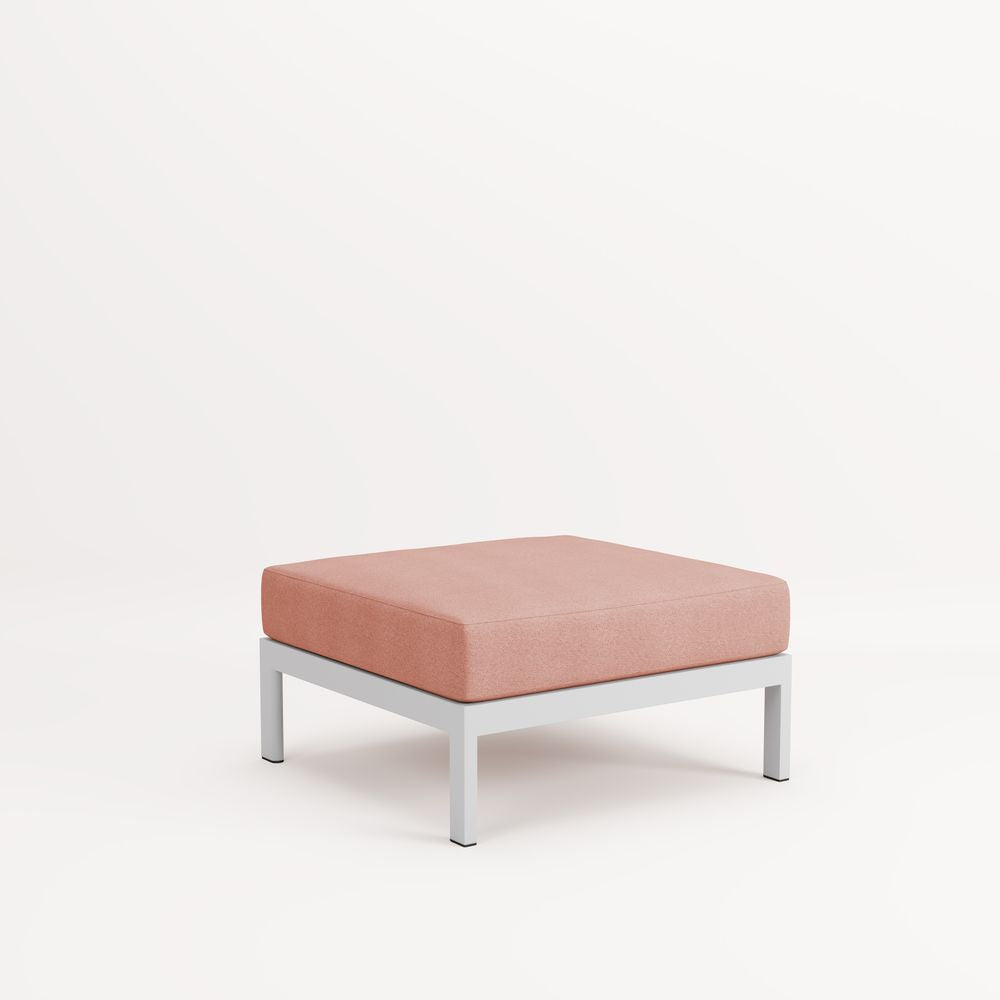 TIPTOE Ottoman Corner Unit Easy Gabriel Fabric Austral Grey Steel 83cm