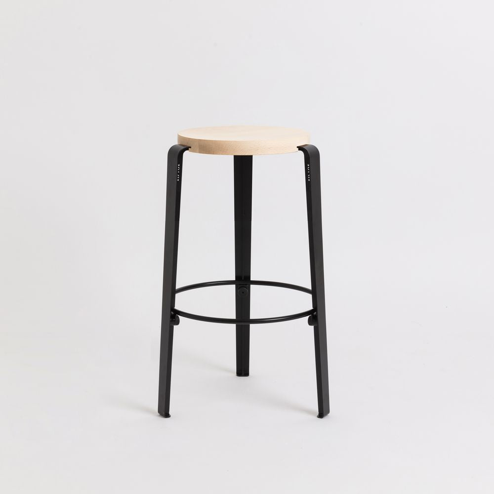 TIPTOE Stool Mi Lou Beech Steel Legs 66cm