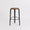TIPTOE Stool Mi Lou Tinted Oak Steel Legs 66cm