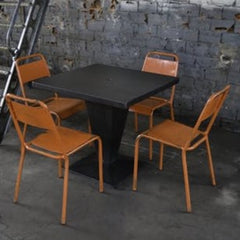 TOLIX Dining Table Kub Outdoor Painted 70cm