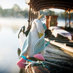 MOULIN ROTY Soft Toy Plumette the goose “Le voyage d'Olga”