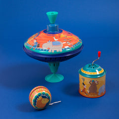 MOULIN ROTY Small spinning top “Jouets métal“