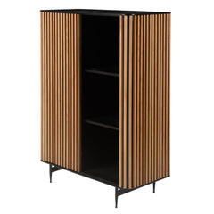 ZAGO Cabinet Linea metal legs oak 135cm