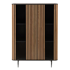 ZAGO Cabinet Linea metal legs oak 135cm