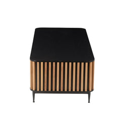 ZAGO Coffee Table Linea metal legs oak 120cm