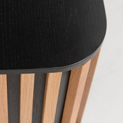 ZAGO Coffee Table Linea metal legs oak 120cm