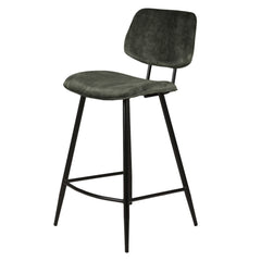 ZAGO Bar Stool Lizzy metal legs velvet base 68cm