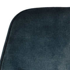 ZAGO Bar Stool Lizzy metal legs velvet base 68cm