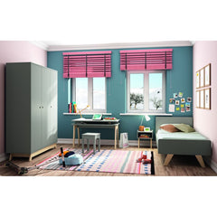 MATHY BY BOLS Kids Wardrobe Madavin 3 doors wood 143x200cm