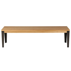 ZAGO Bench Manhattan metal legs oak 170cm