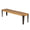 ZAGO Bench Manhattan metal legs oak 170cm