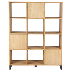 ZAGO Bookshelf Manhattan metal legs oak 160cm