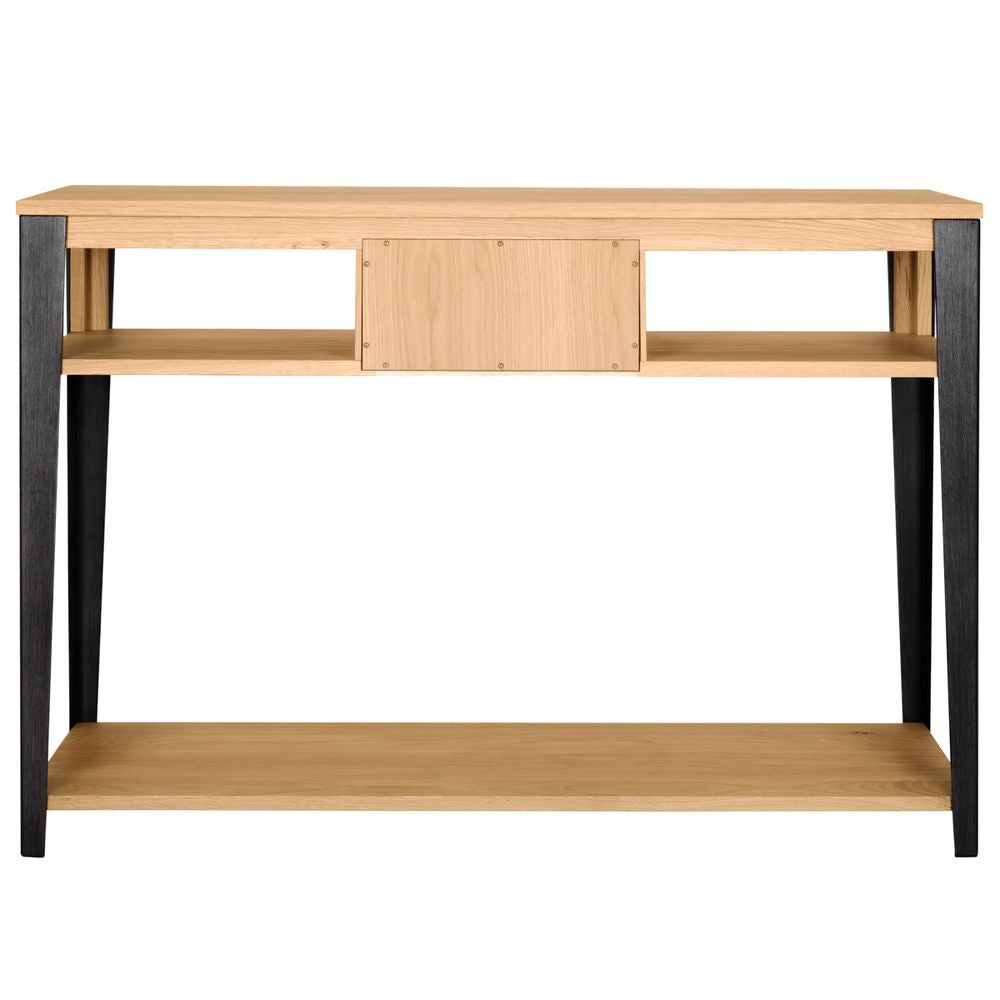 ZAGO Console Table Manhattan metal legs oak 120cm