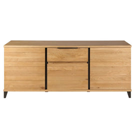 ZAGO Sideboard Manhattan metal legs oak 190cm