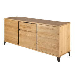 ZAGO Sideboard Manhattan metal legs oak 190cm