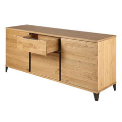 ZAGO Sideboard Manhattan metal legs oak 190cm