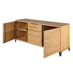 ZAGO Sideboard Manhattan metal legs oak 190cm
