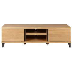 ZAGO TV Cabinet Manhattan metal legs oak 150cm