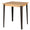 ZAGO Bar table Manhattan metal legs oak 90x90cm