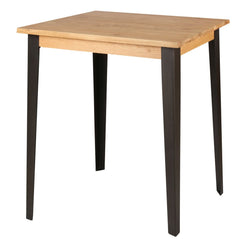 ZAGO Bar Table Manhattan metal legs oak 90x90cm